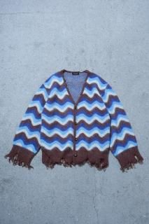 Lamrof / Wave Mohair Cardigan