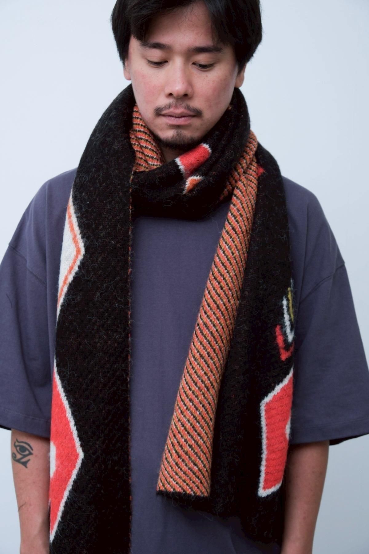【kz】Lamrof Wave Mohair Stall Lamrof＞WAVE CARDIGAN/カーディガン