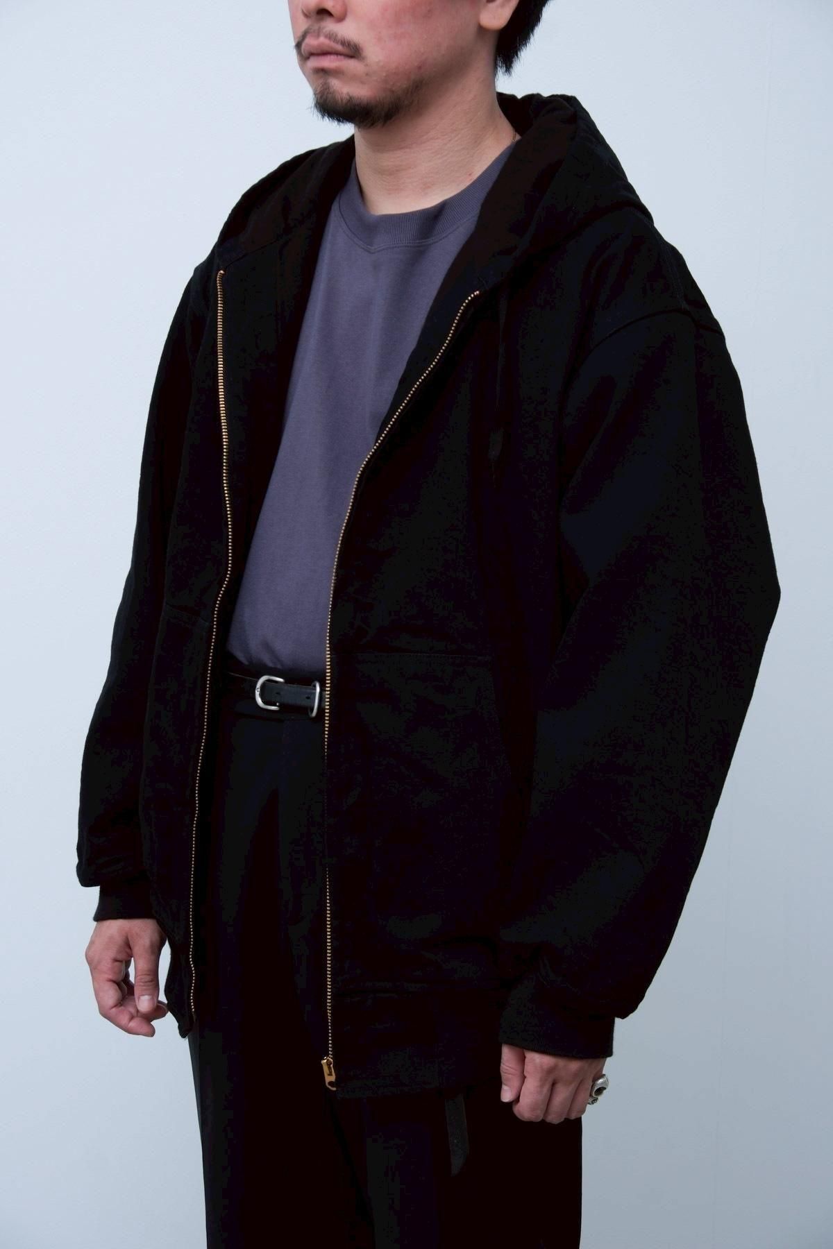 COMOLI / BLACK DENIM ZIP UP PARKA - IMA:ZINEオンラインストア｜大阪
