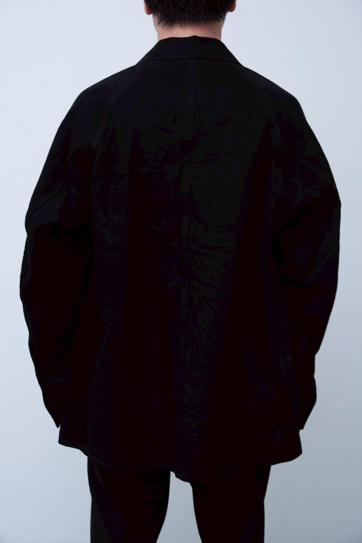 美品 24AW COMOLI DENIM WORK JACKET COMOLI Black Denim Work Jacket – unexpected store