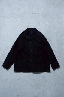 COMOLI / BLACK DENIM WORK JACKET