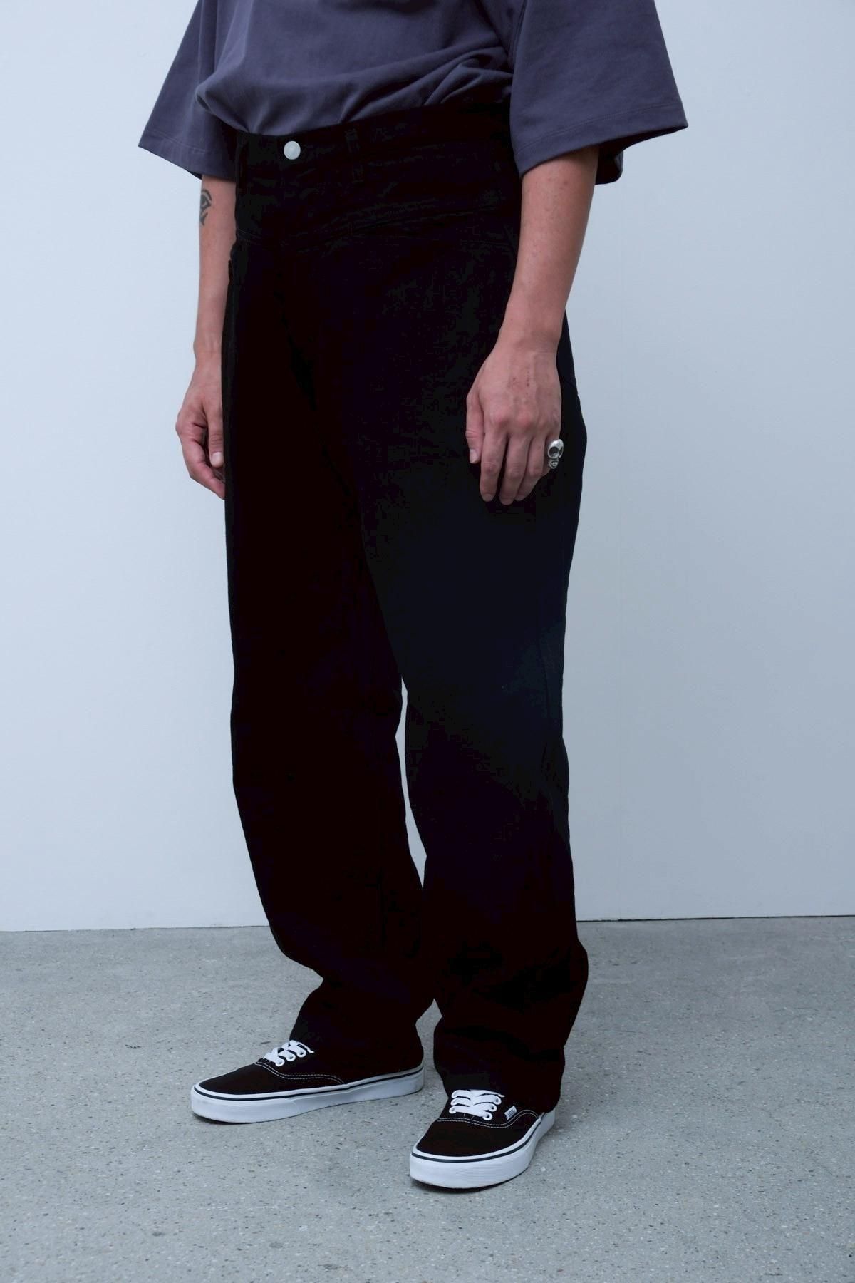 新作25AW COMOLI BLACK DENIM TAPERED PANTS LOCALERS | . COMOLI 25AW 8/23(SAT) RELEASE BLACK DENIM