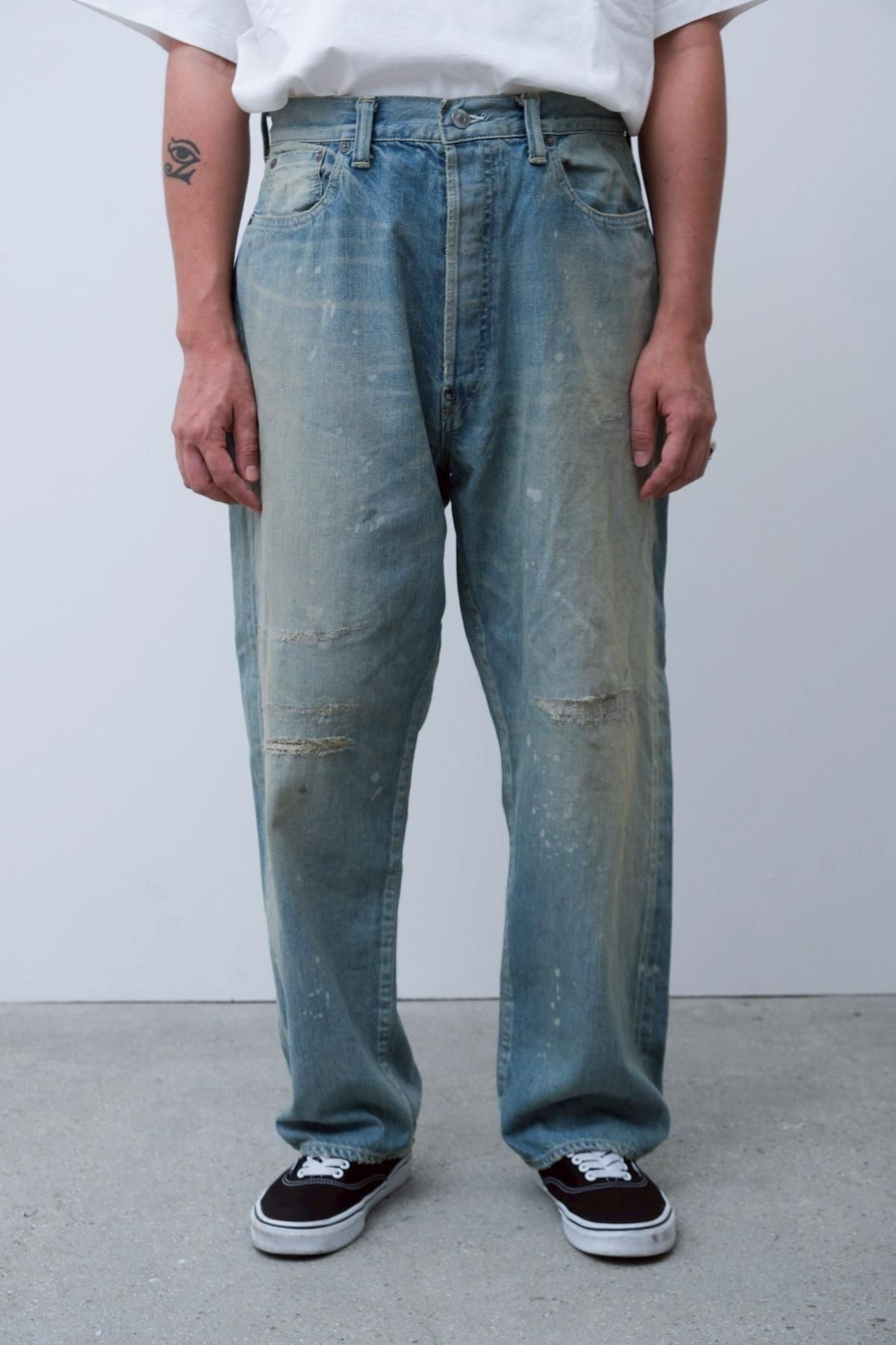 A.PRESSE / No.37 Washed Wide Denim Pants（25AAP-04-40