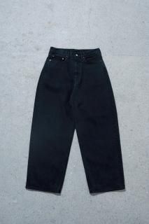 A.PRESSE / Black Washed Wide Denim Pants25AAP-04-18