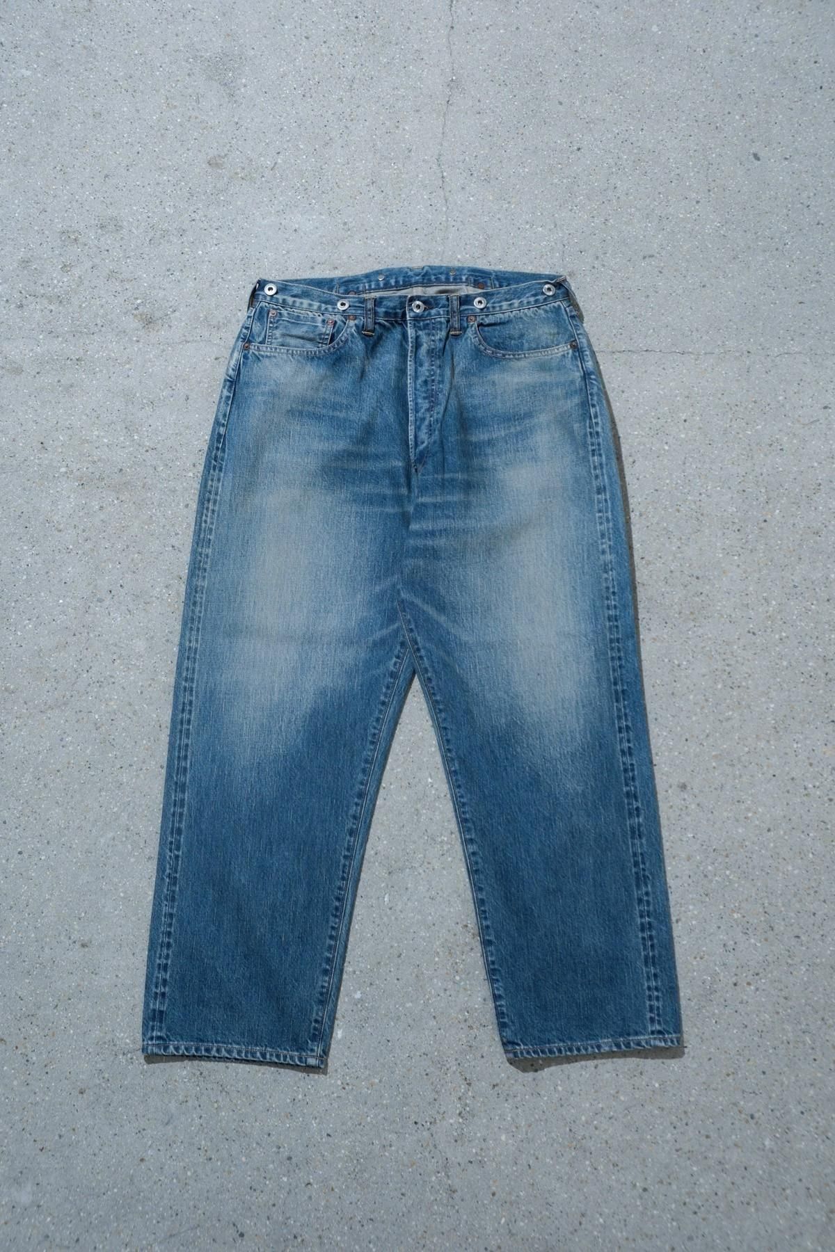 A.PRESSE / No.22 Washed Wide Denim Pants（AP-4003） - IMA