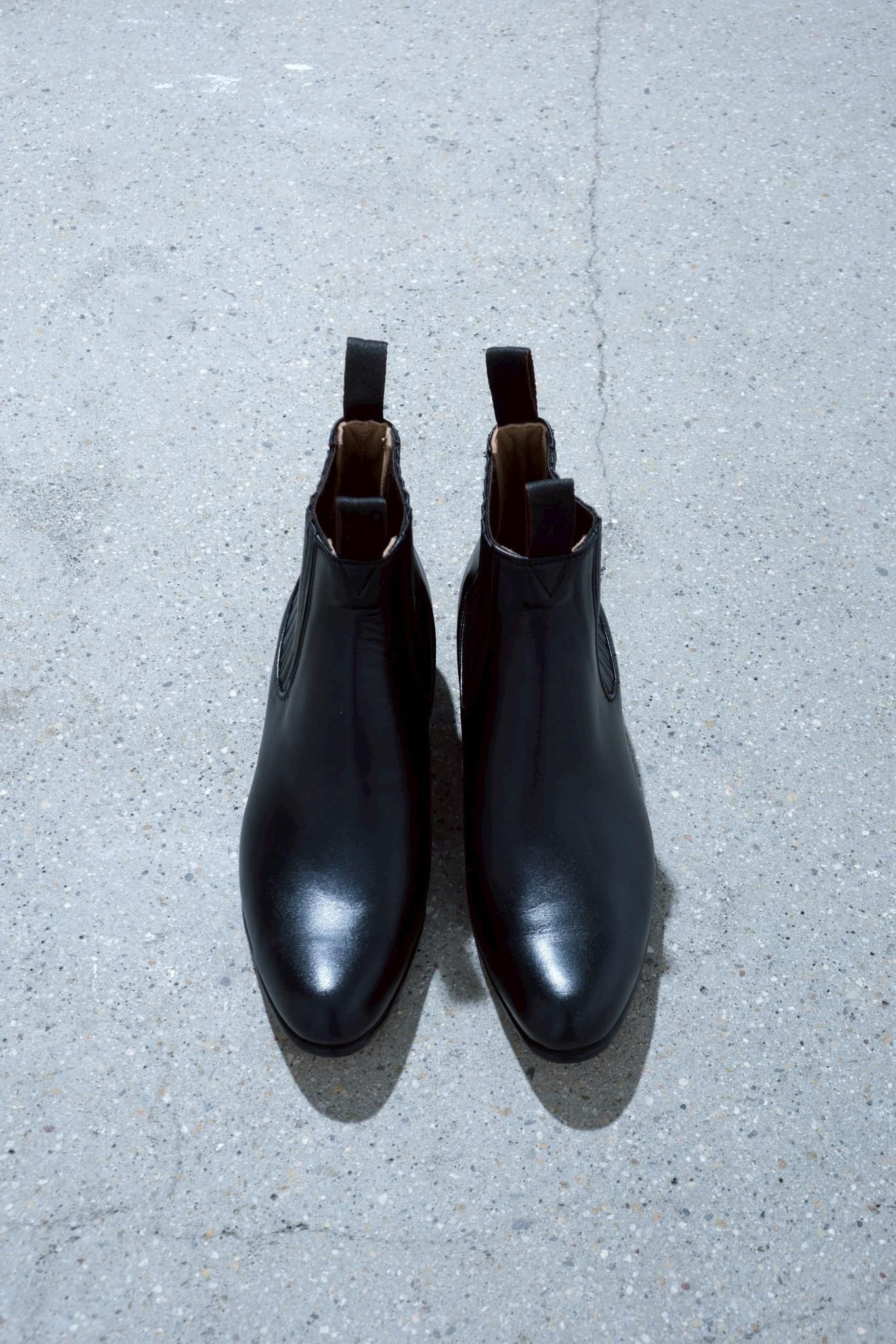CHAMULA BOTIN CHARRO サイドゴアブーツ ブラック スエード CHAMULA（チャムラ）の「＜CHAMULA＞ BOTIN CHARRO/ブーツ