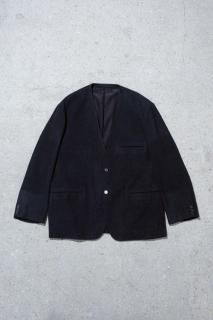A.PRESSE / Silk Cashmere Tweed Collarless Jacket25AAP-01-20