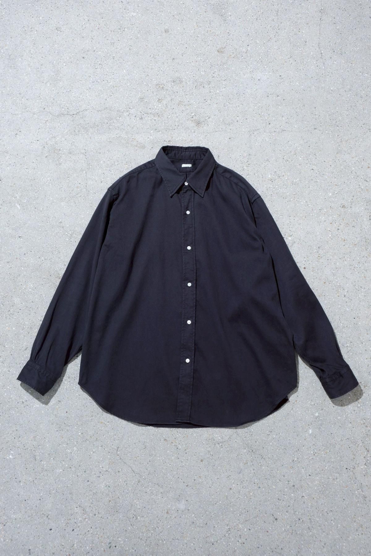 A.PRESSE / Double Weave Twill Regular Collar Shirt（25AAP-02