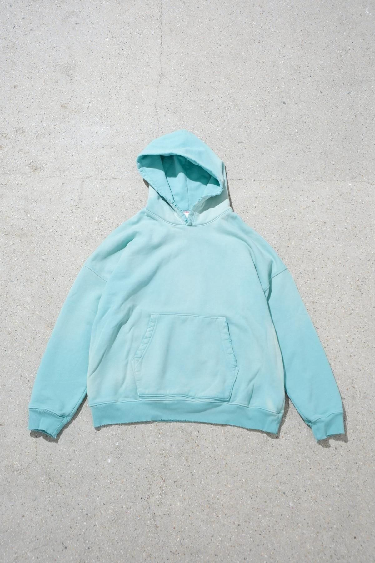 Mooji Mooji OVERSIZE CROP HOODIE パーカー MOOJI MOOJI / OVERSIZED CROP HOODIE AGED MINT - IMA:ZINEオンライン