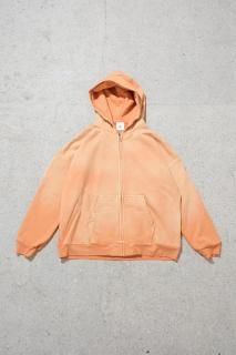 MOOJI MOOJI / OVERSIZED ZIP-UP HOODIE AGED MUSTARD