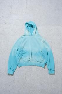 MOOJI MOOJI / CLASSIC HOODIE 1930 IN AGED TURQUOISE
