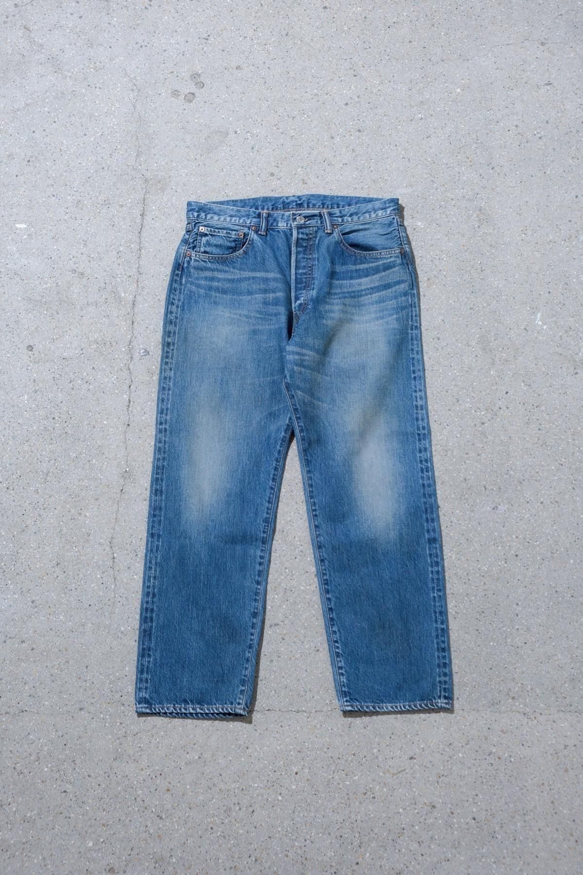 A.PRESSE / Washed Denim Pants E BLEACH（AP-4004） - IMA:ZINE