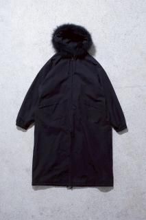 COMOLI / HOODED LONG COAT