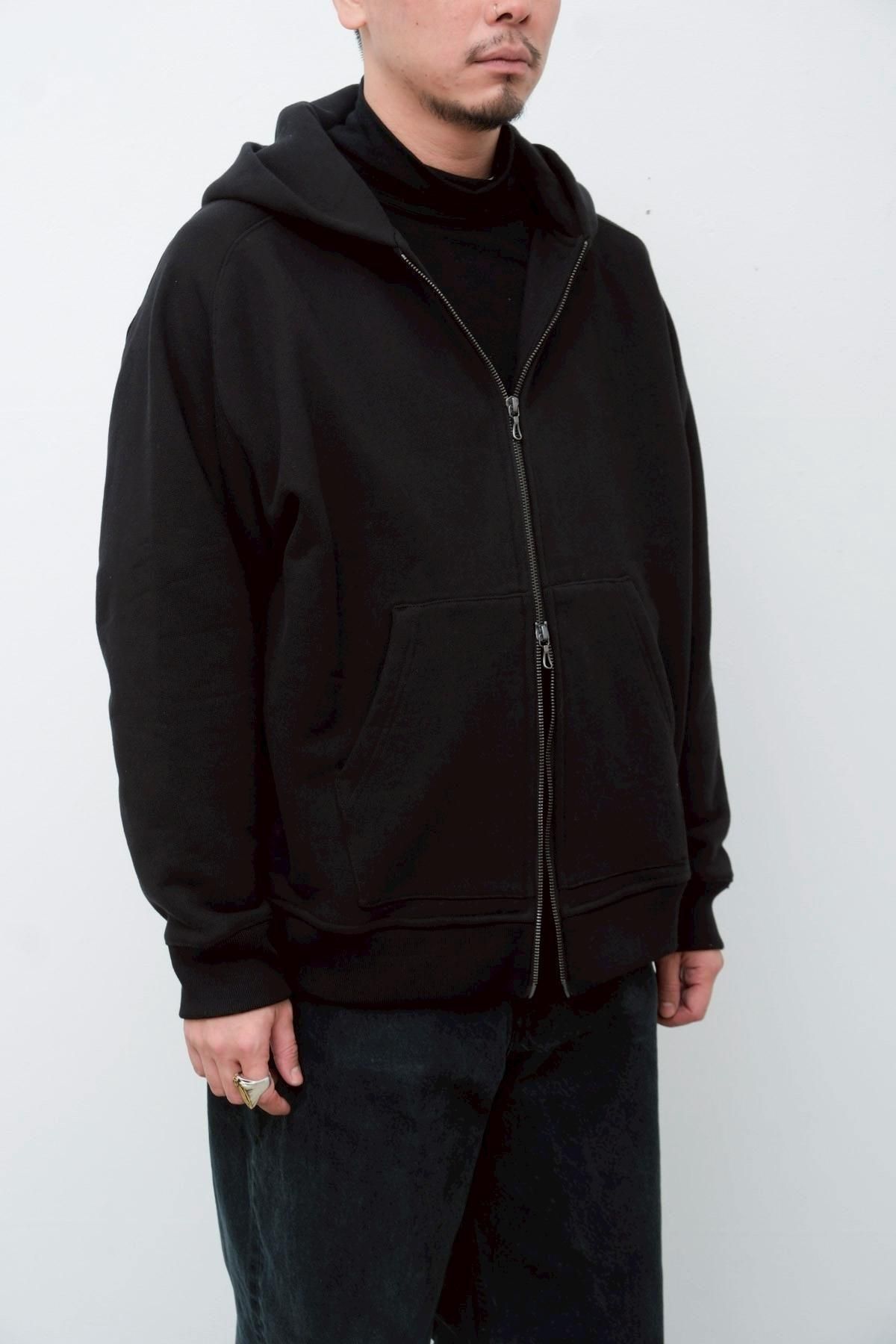 IMA:ZINE ORIGINAL / MASSIVE ZIP UP PARKA BLACK - IMA:ZINE