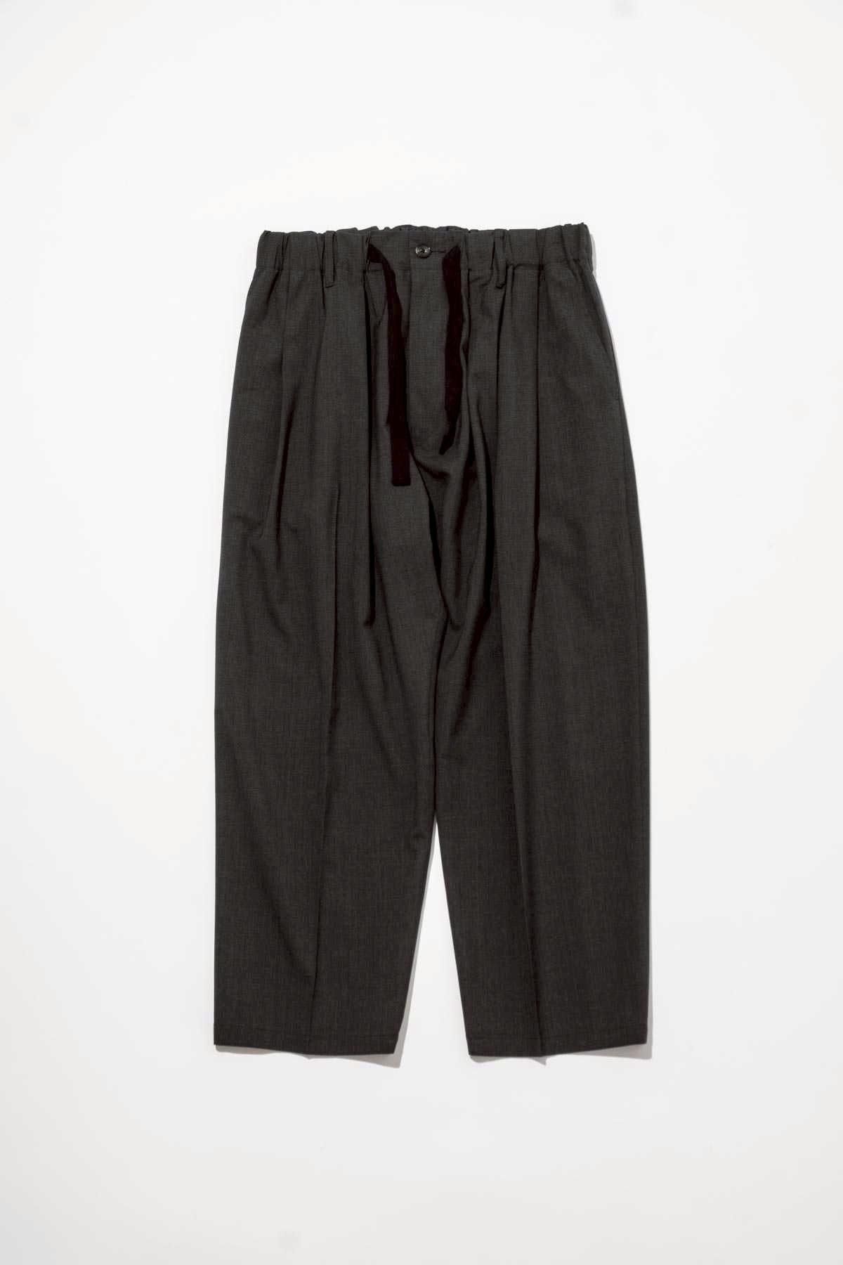 Sillage / baggy trousers anthracite - IMA:ZINEオンラインストア