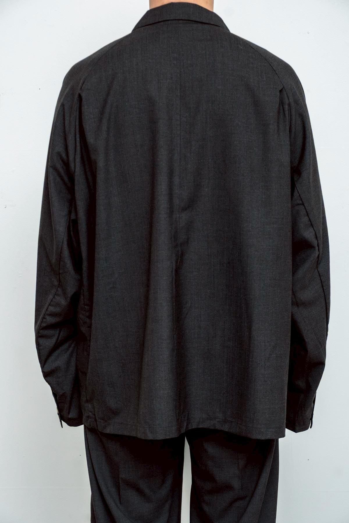 Sillage / veste two button anthracite - IMA:ZINEオンラインストア