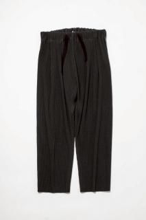 Sillage / pleats baggy trousers anthracite