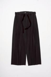 Sillage / pleats hakama pants anthracite