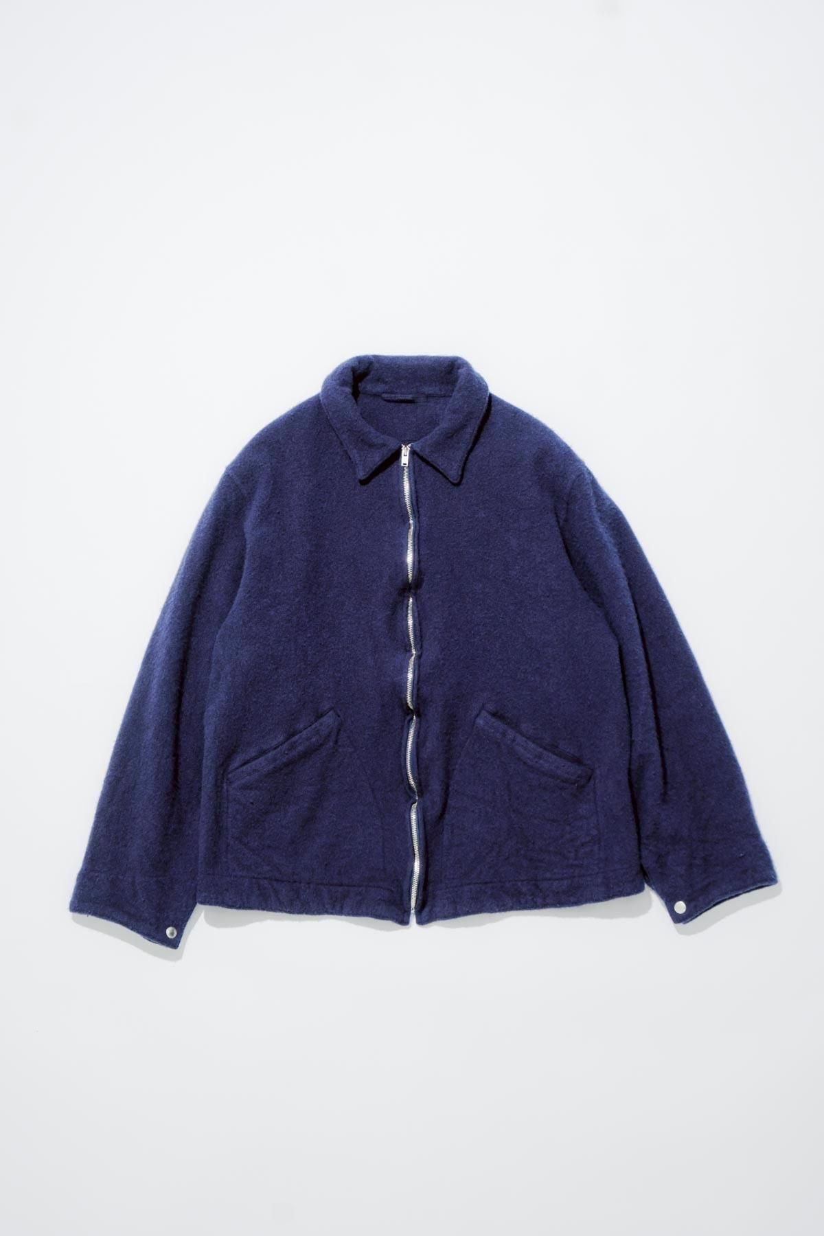 COMOLI / 縮絨ウール ジップショートジャケット - IMA:ZINEオンライン