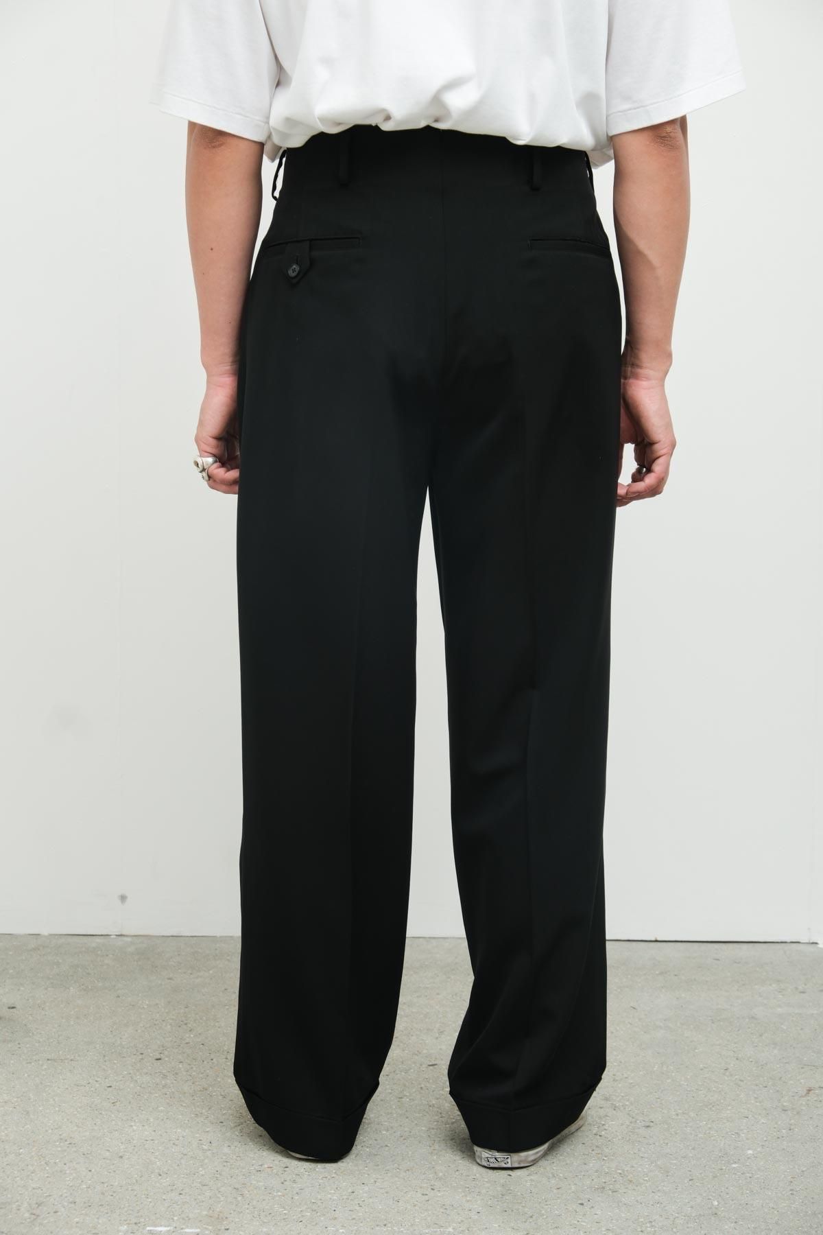 A.PRESSE / Wool Rayon Wide Trousers（25AAP-04-49） - IMA:ZINE