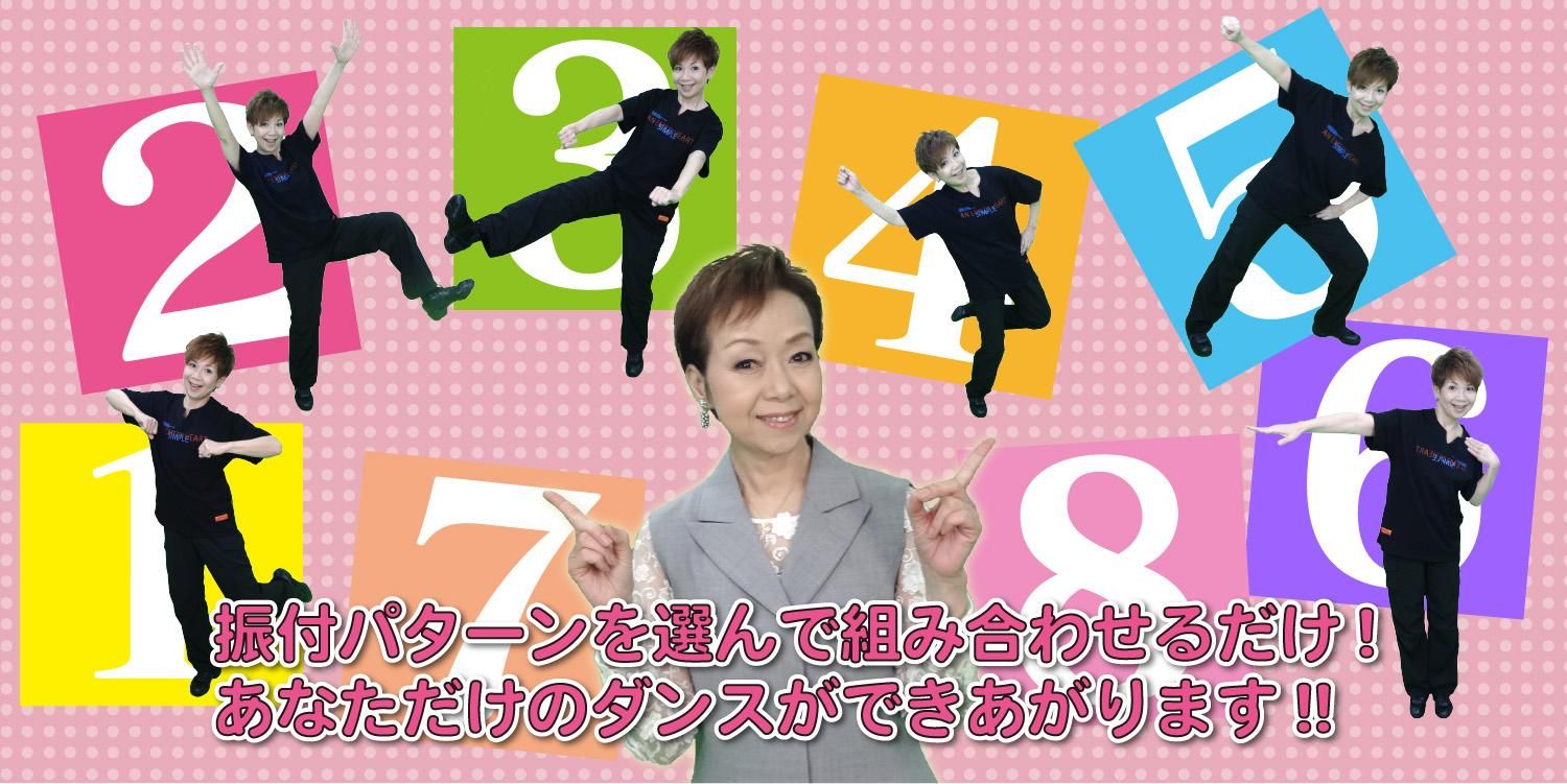 振付パターンを選んで組み合わせるだけでダンスが出来上がる