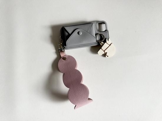 【非売品100個限定】　Sumika　ハンドストラップ付きフォンタブ きらきらぷんぷん丸] ハンドストラップ【ブラック】 黒 太め 布