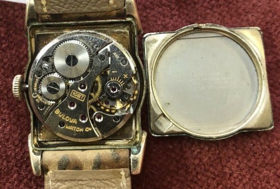 【貴重】◎/ブローバ/Bulova/1930’s/アンティーク/手巻き/10BT/スクエア/10KRGP/メンズ腕時計/レクタンギュラー/USA/アメリカ/送料無料  - Collector's High