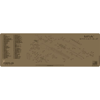 CERUS GEAR Springfield M1A® Schematic Rifle ProMat -Coyote- / 12x36 (NEW)