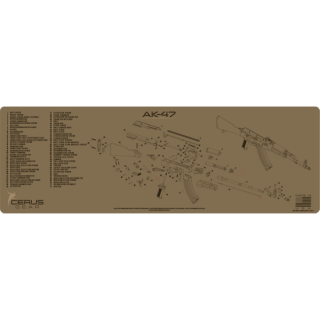 CERUS GEAR AK-47 Schematic Rifle ProMat -Coyote- / 12x36 (NEW)