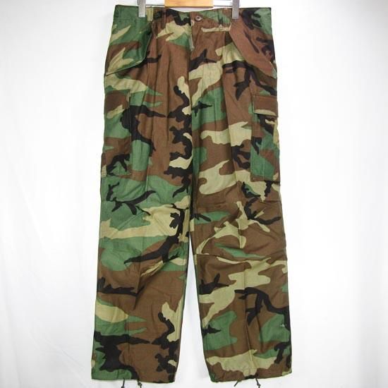 米軍ウッドランド迷彩ゴアテックスレインパンツM/Rサイズ希少品 MILITARY 実物 新品 米軍 コールドウェザー GORE-TEX パンツ