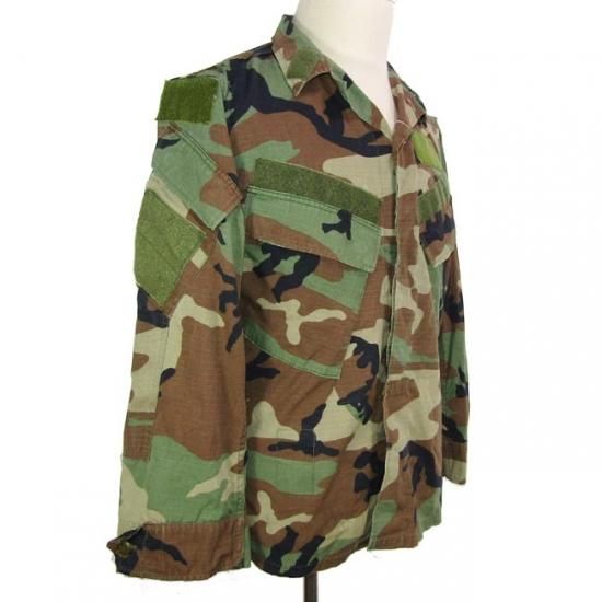 ≪USGI≫ ウッドランド迷彩 カスタム ジャケット / Size S-S (USED)