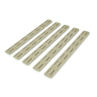 BCM BCMGUNFIGHTER MCMR Rail Panel Kit, 5.5-inch (5 pack) / FDE (NEW)