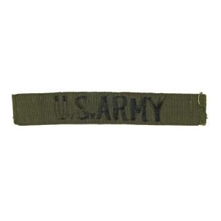 ≪U.S.ARMY≫ U.S.ARMY タブ B品 / ODカラー (NEW)