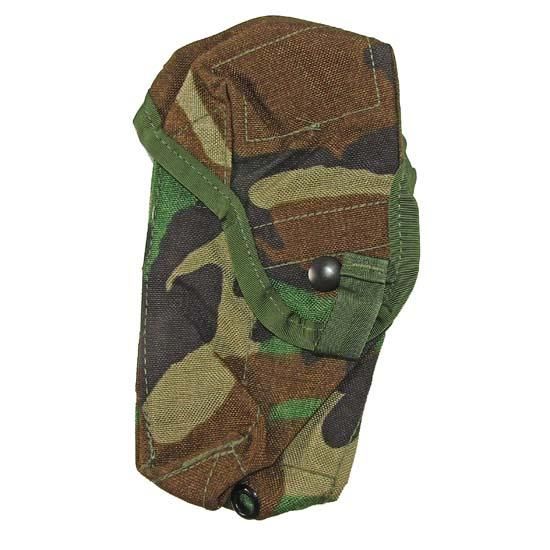 ≪USGI≫ ウッドランド迷彩 Molle2 M16 ダブルマグ ポーチ / SDS製 (USED)