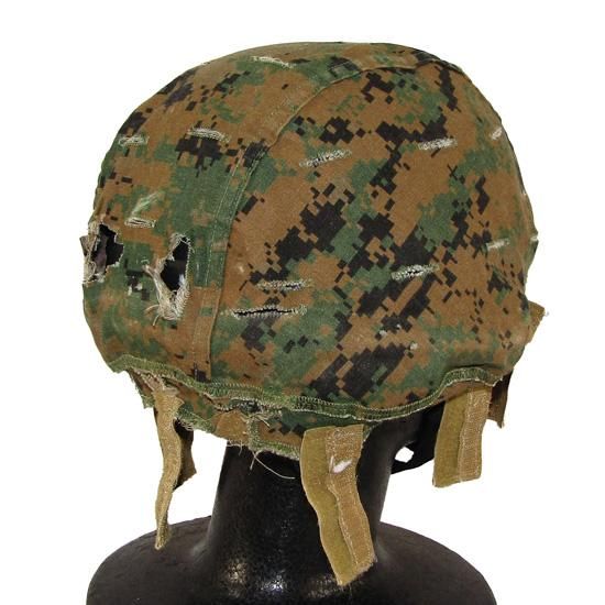 ≪USMC≫ マーパット迷彩 LWH用 ヘルメットカバー / M Size (USED)