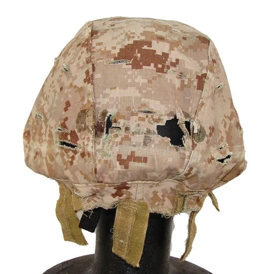 ≪USMC≫ マーパット迷彩 LWH用 ヘルメットカバー / M Size (USED)
