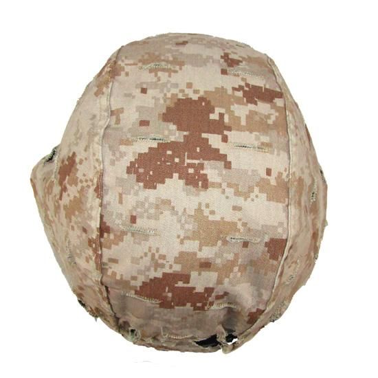 米海兵隊 マーパットリバーシブルカバー LWHヘルメット等 ≪USMC≫ マーパット迷彩 LWH用 ヘルメットカバー / M Size (USED)