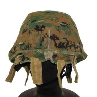 ≪USMC≫ マーパット迷彩 LWH用 ヘルメットカバー / M Size (USED)