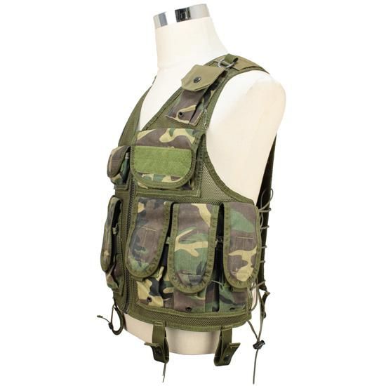 ≪BLACKHAWK!≫ オメガ タクティカルベスト ウッドランド迷彩