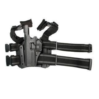 ≪BLACKHAWK≫ SERPA LEVEL2 ホルスター LH レッグパネル付属 GLOCK17/19/21 (USED)
