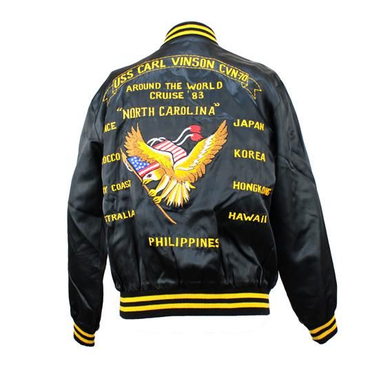 ≪NAVY≫ CVN-70 カール・ヴィンソン ツアージャケット / Small ≪NAVY≫ CVN-70 カール・ヴィンソン ツアージャケット / Small
