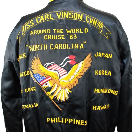≪NAVY≫ CVN-70 カール・ヴィンソン ツアージャケット / Small ≪NAVY≫ CVN-70 カール・ヴィンソン ツアージャケット / Small