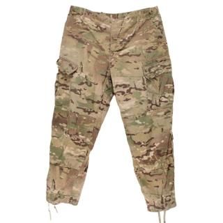 ≪ARMY≫ マルチカム(OEFCP)迷彩 コンバットパンツ-FR / Large-Short (USED)