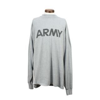 ≪ARMY≫ ARMY-PTロングスリーブシャツ グレー(タグ無) / XLARGE (USED)