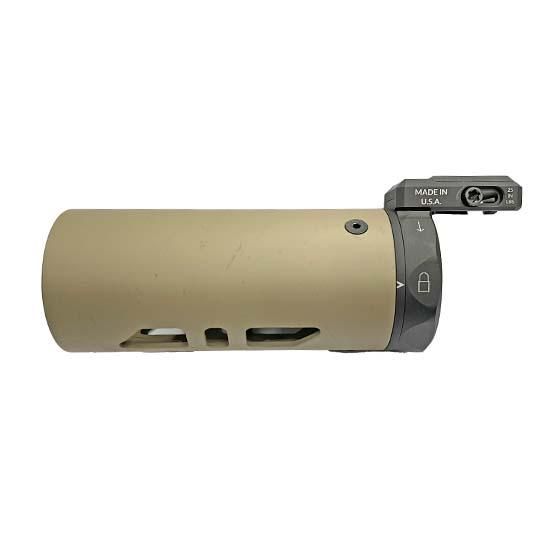 M-RACスタイル サプレッサーシールドブラックカーボン 6.5インチ L.A.ホビーショップ / MODTAC M-RACタイプ6.5インチカーボン