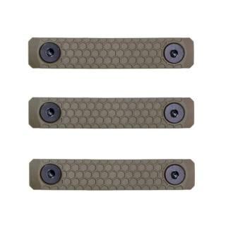 Slate Black SLATE PANELS 2SLOT - M-LOK / FDE - 3 (NEW)