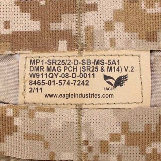≪EAGLE≫ AOR1迷彩 DMR(SR25&M14)マガジンポーチV2 (NEW) ≪EAGLE≫ AOR1迷彩 DMR(SR25&M14)マガジンポーチV2 (NEW)
