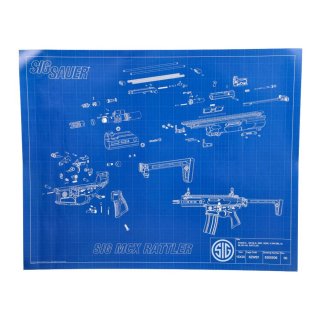 <img class='new_mark_img1' src='https://img.shop-pro.jp/img/new/icons5.gif' style='border:none;display:inline;margin:0px;padding:0px;width:auto;' />SIG SIG MCX RATTLER TECHNICAL DRAWING POSTER 20X16 (NEW)