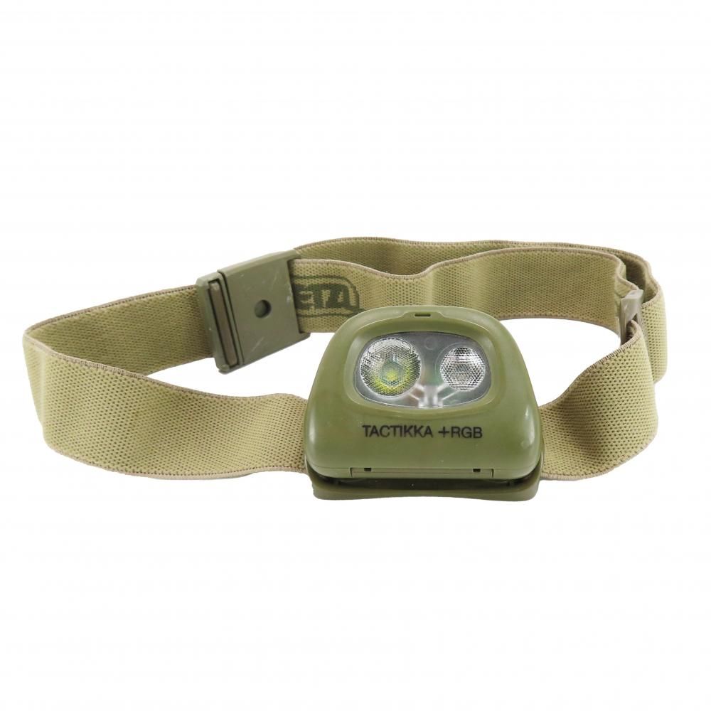 新到着 ≪PETZL≫ TACTIKKA (USED) 赤× / ヘッドライト +RGB 個人装備