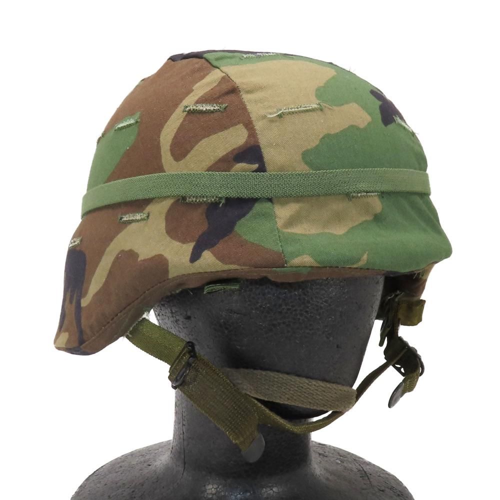 ≪USGI≫ PASGTヘルメット ウッドランド迷彩 セット / S-2 (USED)